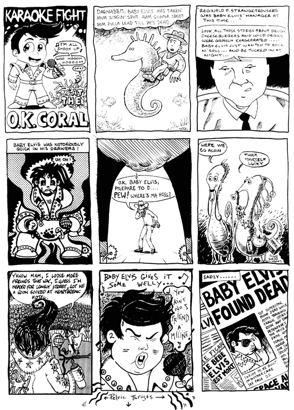 1 Andy McDermot 2 Bob Lynch 3 Pete Doree
4 Andi Watson 5 Joe Berger 6 Richard Argent
7 Alex Mason 8 Lee Kennedy 9 Andy Roberts
All artwork � individual artists. Not to be reproduced without permission